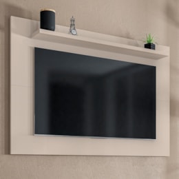 Painel Suspenso Safira 135cm Off White para TV até 50” - Casa D