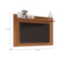 Painel Suspenso Siena Baixo Frisado 160cm Cedro para TV até 60” - Casa D