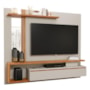 Painel Suspenso Treviso Off White/Cinamomo para TV até 60” - Permóbili