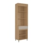 Paneleiro 1 Porta 1 Gaveta Realeza Premium 80cm Greige - Nesher