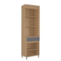 Paneleiro 1 Porta 1 Gaveta Realeza Premium 80cm Titânio - Nesher