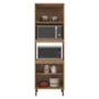 Paneleiro Firenze Duplo Forno 4 Portas Amêndola/Nude Prime - Demóbile