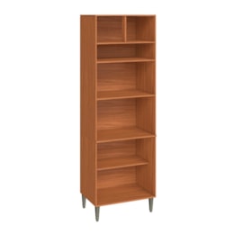 Paneleiro Luana Clara Duplo Forno 3 Portas Cinamomo/Branco - Aramóveis 