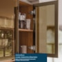 Paneleiro Proença 70cm 1 Forno 2 Portas Vidro Reflecta e 2 Gavetas Nogueira Touch/Nude Prime TX - Demartêz