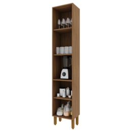 Paneleiro Toronto 40cm 2 Portas Freijó/Chumbo - Indékes