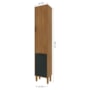 Paneleiro Toronto 40cm 2 Portas Freijó/Chumbo - Indékes