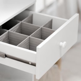 Penteadeira Camarim Maia Branco sem Banqueta - Luapa Móveis