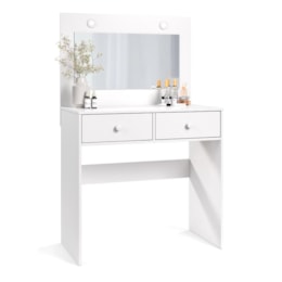 Penteadeira Camarim Maia Branco sem Banqueta - Luapa Móveis