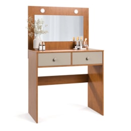 Penteadeira Camarim Maia Freijó/Maní sem Banqueta - Luapa Móveis