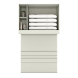 Ponte Solteiro Modulado Seletto 2 Portas Areia - Móveis Henn  Ponte Solteiro Modulado Seletto 2 Portas Areia - Móveis Henn