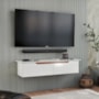 Rack Aparador Suspenso Flow Branco – EJ Móveis