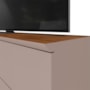 Rack Bancada Aracaju Grigio Fosco/Canela para TV até 75” - Mobler