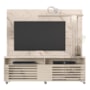 Rack Bancada com Painel Frizz Calacata/Off White para TV até 65” - Madetec