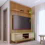 Rack Bancada com Painel Milo Cumaru/Opala para TV até 75” - Madetec 