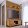 Rack Bancada com Painel Milo Cumaru para TV até 75” - Madetec