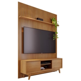 Rack Bancada com Painel Milo Cumaru para TV até 75” - Madetec
