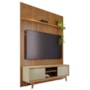 Rack Bancada com Painel Milo para TV até 75” - Madetec Cumaru/Opala