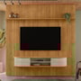 Rack Bancada com Painel New Bugatti Cumaru/Opala para TV até 75” - Madetec