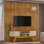 Rack Bancada com Painel New Laguna Cumaru/Opala para TV até 75” - Madetec
