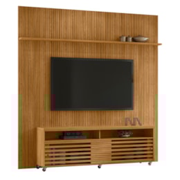 Rack Bancada com Painel New Prestige Cumaru para TV até 75” - Madetec Rack Bancada com Painel New Prestige Cumaru para TV até 75” - Madetec