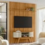 Rack Bancada com Painel Silverstone Cumaru/Opala para TV até 75” - Madetec