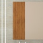 Rack Bancada com Painel Wood Canela/Off White para TV até 42” - Mobler