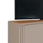 Rack Bancada Dourados Grigio Fosco/Canela para TV até 75” - Mobler