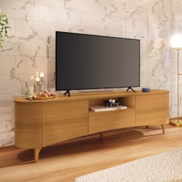 Rack Bancada Elara Cinamomo para TV até 80” – HB Móveis