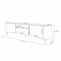 Rack Bancada Elara Off White/Cinamomo para TV até 80” – HB Móveis