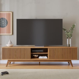 Rack Bancada Fortaleza para TV até 75” - Colibri Freijó