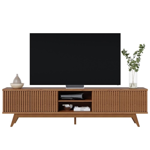 Rack Bancada Fortaleza para TV até 75” - Colibri Freijó
