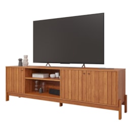 Rack Bancada Holanda 205cm Cinamomo para TV até 70” - Permóbili Rack Bancada Holanda 205cm Cinamomo para TV até 70” - Permóbili