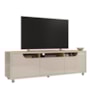 Rack Bancada Jersey Off White/Noce para TV até 60” - Casa D