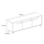 Rack Bancada Jersey para TV até 60” - Casa D Cedro/Branco