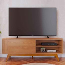 Rack Bancada Otawa Freijó para TV até 65” - Colibri Rack Bancada Otawa Freijó para TV até 65” - Colibri