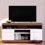 Rack Bancada Yara Nogueira Real/Off White para TV até 47” - Colibri