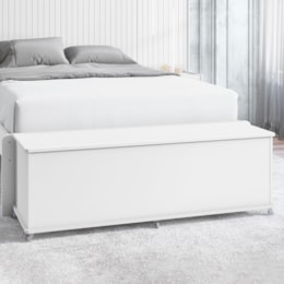 Recamier Baú Luca Branco - Casa D Recamier Baú Luca Branco - Casa D