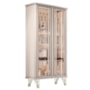 Sala de Jantar com Cristaleira Évora e Balcão Buffet Benvenuto Off White - HB Móveis