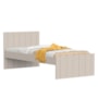 Sofá Cama Solteiro Lotus Areia Fosco com Colchão Light D33 - Reller Móveis