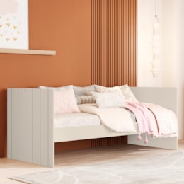 Sofá Cama Solteiro Lotus Areia Fosco - Reller Móveis