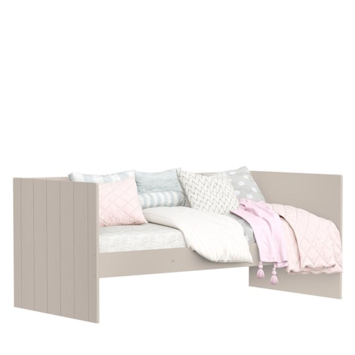 Sofá Cama Solteiro Lotus Areia Fosco - Reller Móveis
