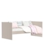 Sofá Cama Solteiro Lotus Areia Fosco - Reller Móveis