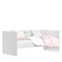 Sofá Cama Solteiro Lotus Branco Fosco - Reller Móveis
