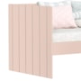 Sofá Cama Solteiro Lotus Rosa Fosco com Colchão Light D33 - Reller Móveis