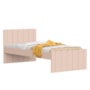 Sofá Cama Solteiro Lotus Rosa Fosco com Colchão Light D33 - Reller Móveis