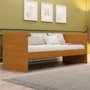 Sofá Cama Solteiro Nino Savana Fosco com Colchão Light D33 - Reller Móveis