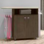 Tábua de Passar Roupa Bianca Max com Balcão 2 Portas Castanho - AJL Móveis