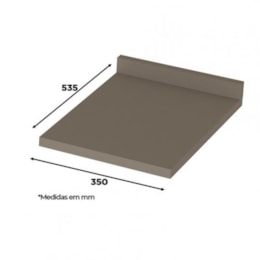 Tampo para Balcão 35cm Duna - Móveis Henn Tampo para Balcão 35cm Duna - Móveis Henn