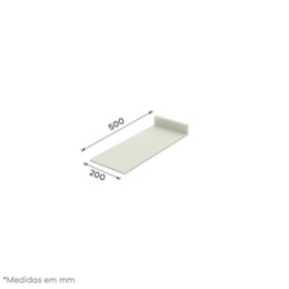 Tampo para Balcão Fineze 20cm Areia – Henn