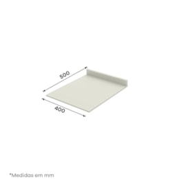 Tampo para Balcão Fineze 40cm Areia – Henn